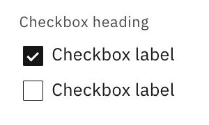 Carbon Design Checkbox Group