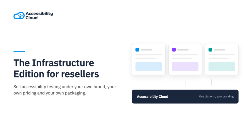 Accessibility Cloud announces the Infrastructure Edition for Resellers