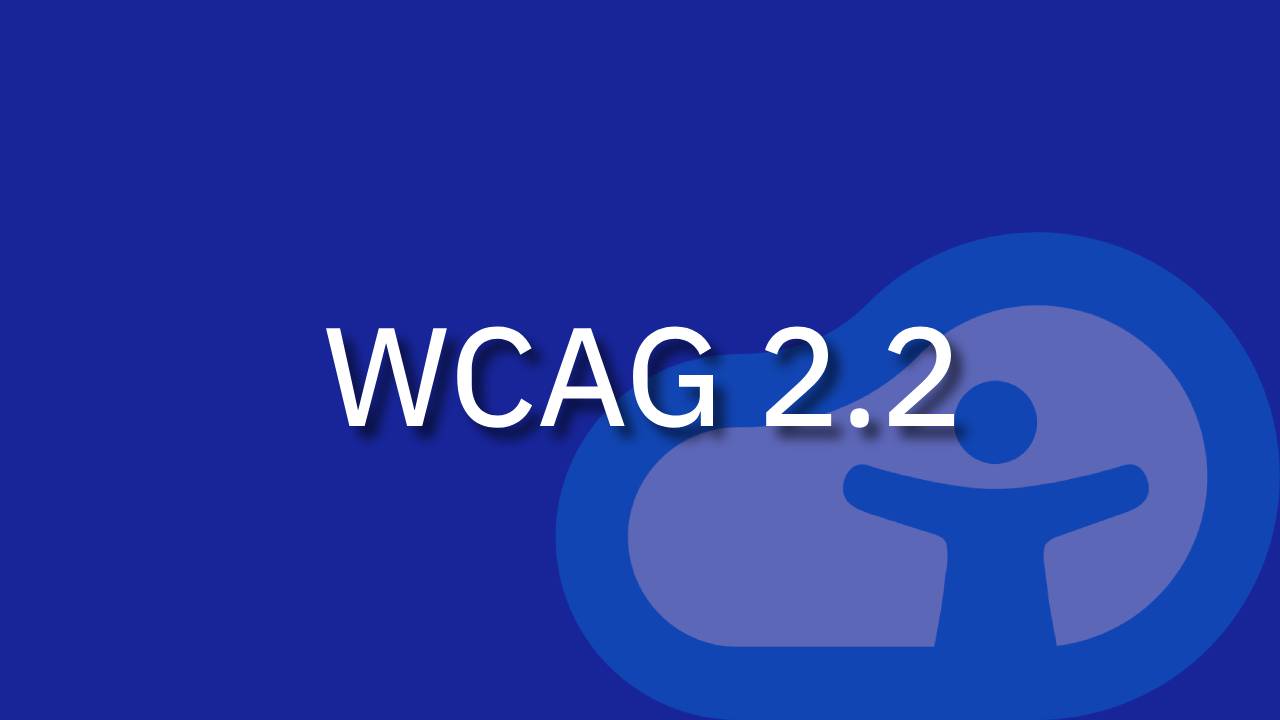 Graphic with Accessibility Cloud logo and text "WCAG 2.2"